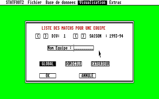 Statfoot atari screenshot